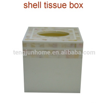 Chinese freshwater pearls mosaic cute tissue box covers